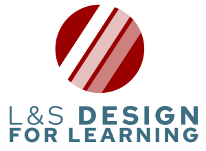 L&S Design for Learning Series in red with three red bars