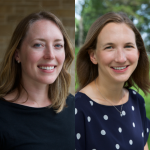 Headshot of Maria Widmer and Molly Harris